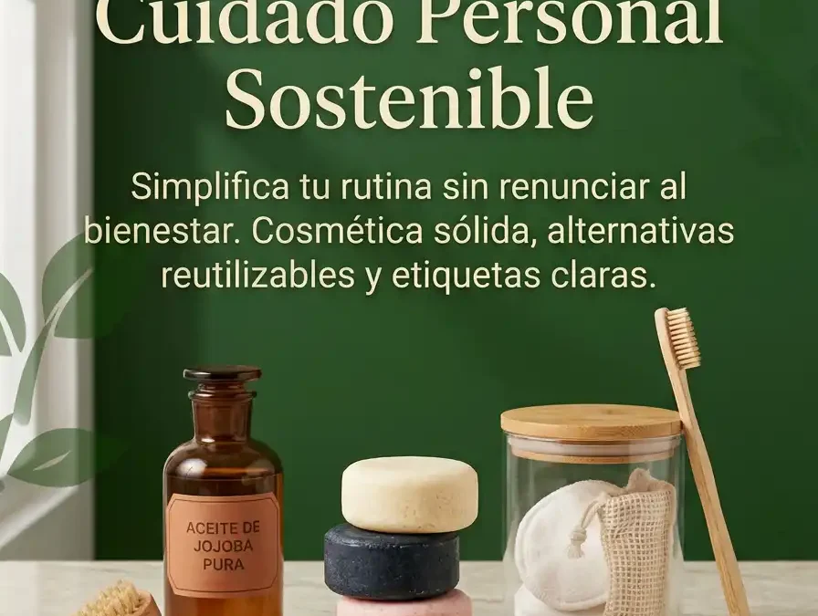 Cuidado personal sostenible: 7 cambios ESENCIALES para tu rutina