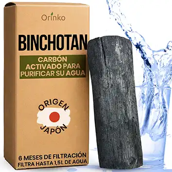 Filtros de carbón activo Binchotan