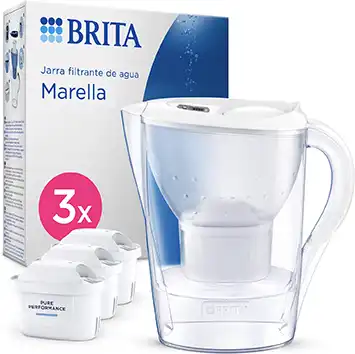 Jarras filtrantes de vidrio