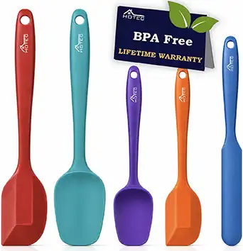 Utensilios de cocina (espátulas, cucharas) de silicona líquida