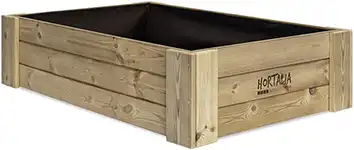 mesa huerto urbano madera