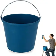Cubo de plástico reciclado