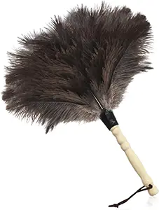 plumero con plumas artificiales